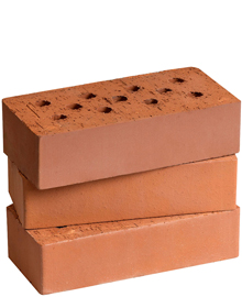 Кирпич рядовой полнотелый 1НФ (пустотность 12%)