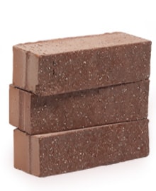 Декоративный полнотелый колотый кирпич «Родонит» 0,5НФ