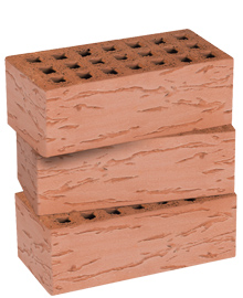 Уцененный лицевой пустотелый утолщённый «Грецкий орех» 1,4НФ