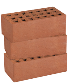 Кирпич рядовой пустотелый утолщенный 1,4НФ